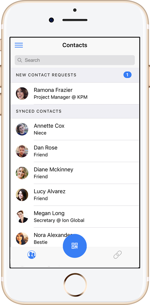 Screenshot Contact List
